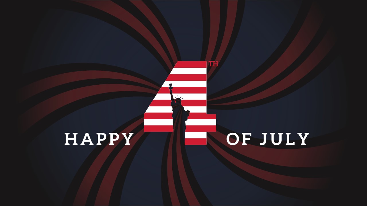 happy 4th of july independence day template