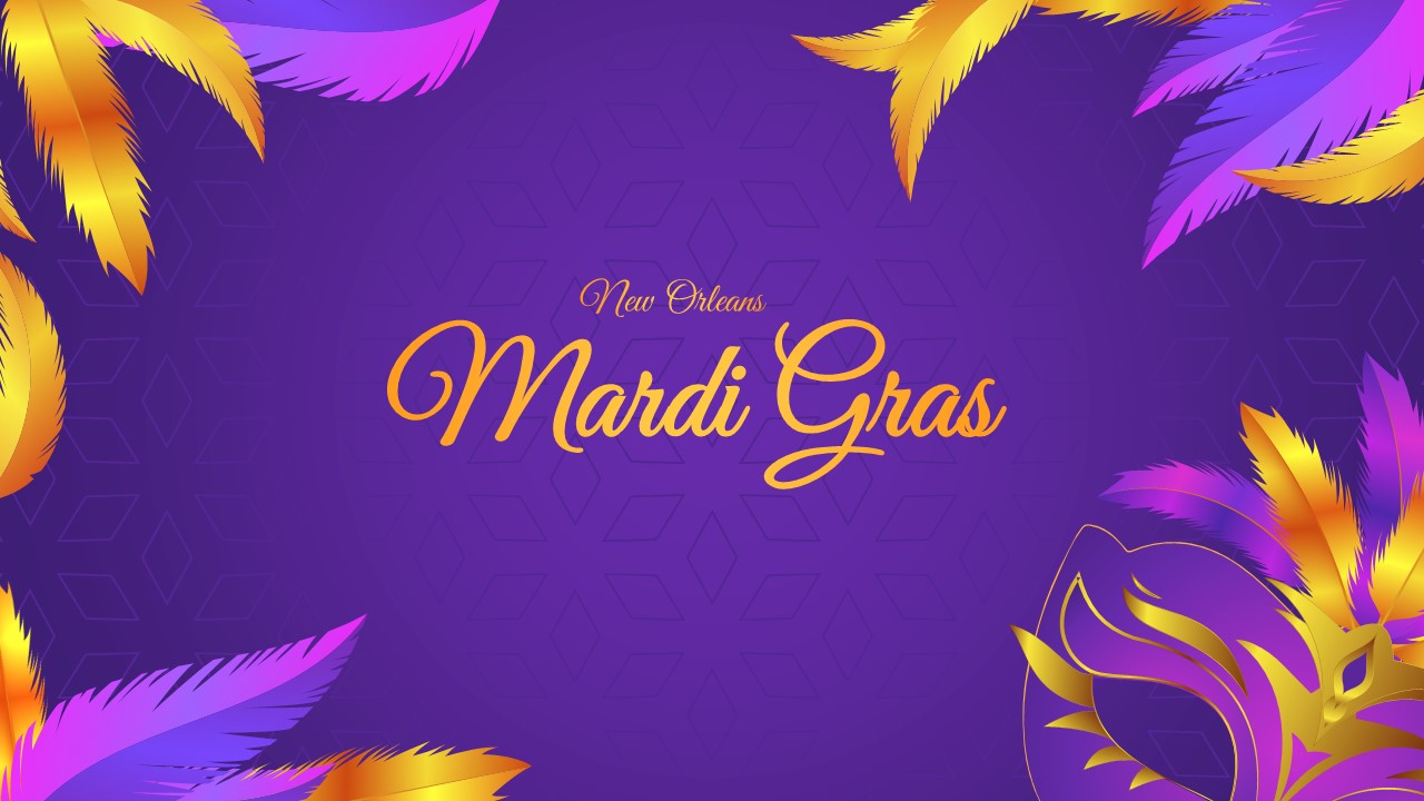 Mardi gras event template
