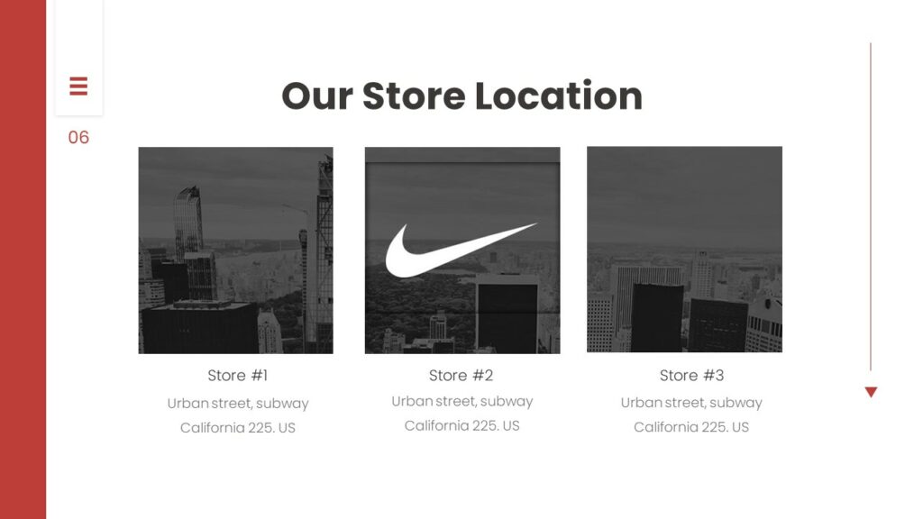 our store location template