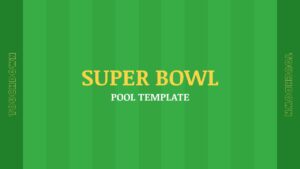 Free superbowl pool template