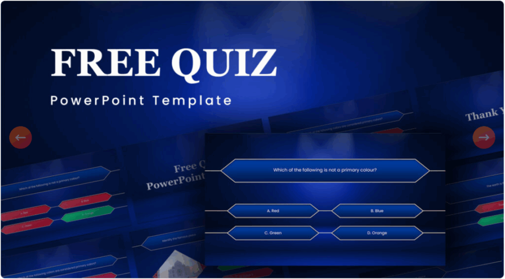 quiz game template