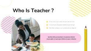 who is teacher slide