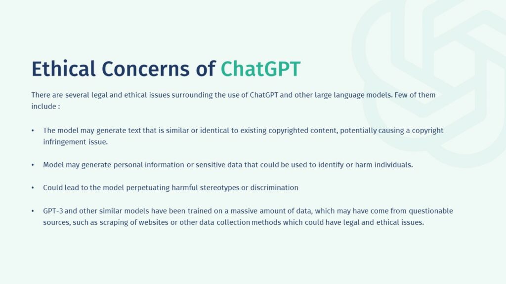chat gpt concers