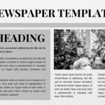 newspaper article template