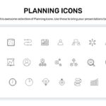 planning icons template