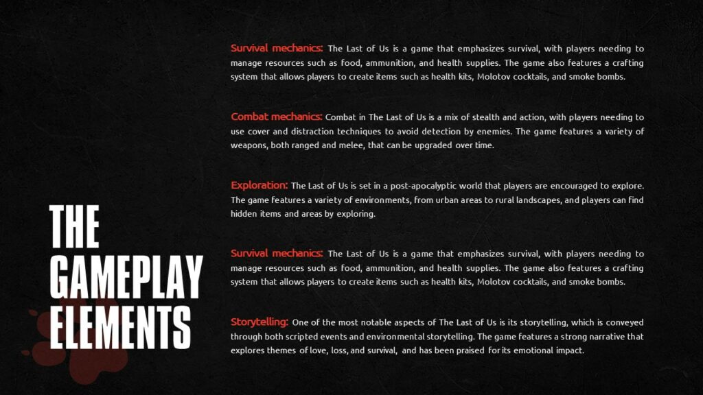 The last of us gameplay