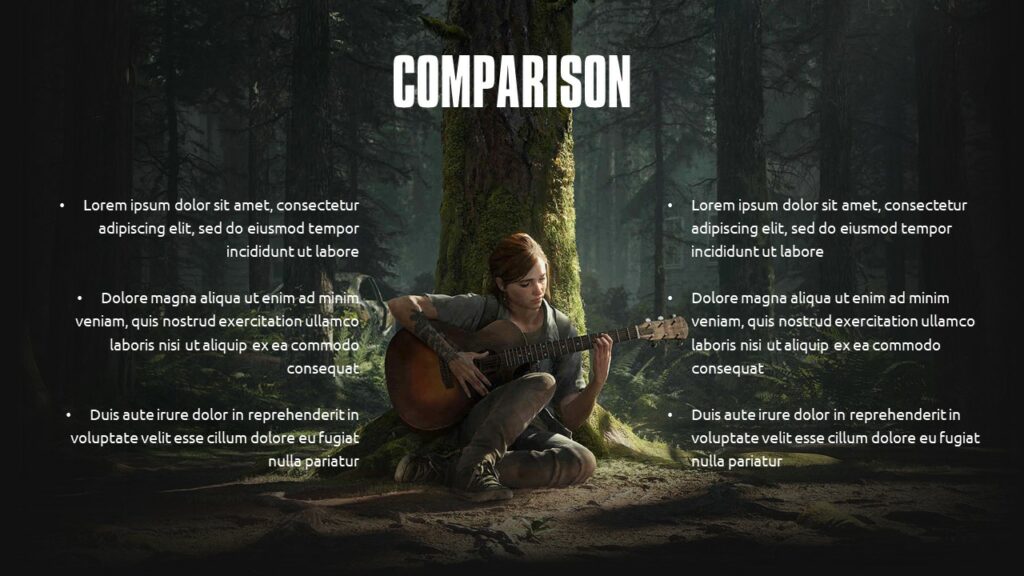 comparison slide