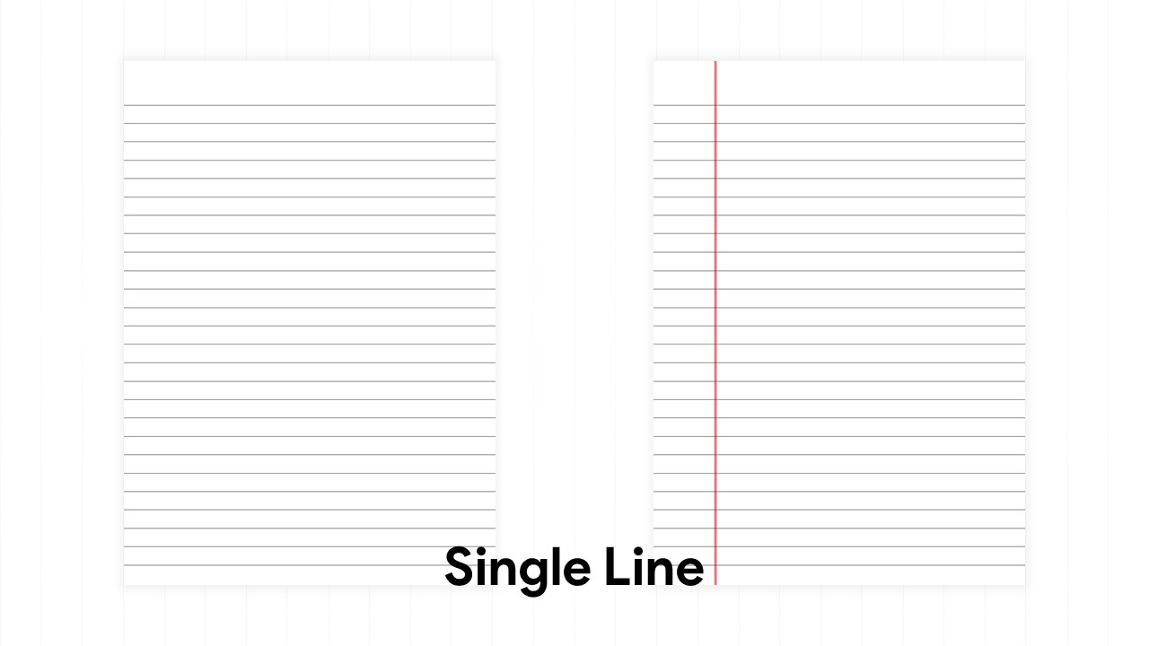 wide ruled notebook paper