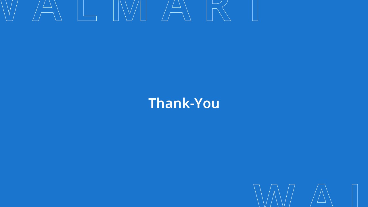 Walmart thank you slide