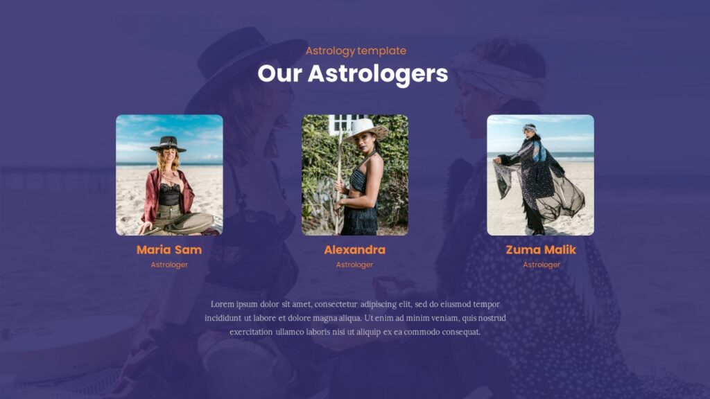 our astrologers template
