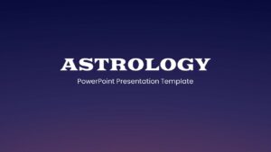 free astrology presentation template