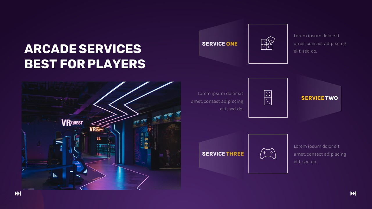 arcade services for players