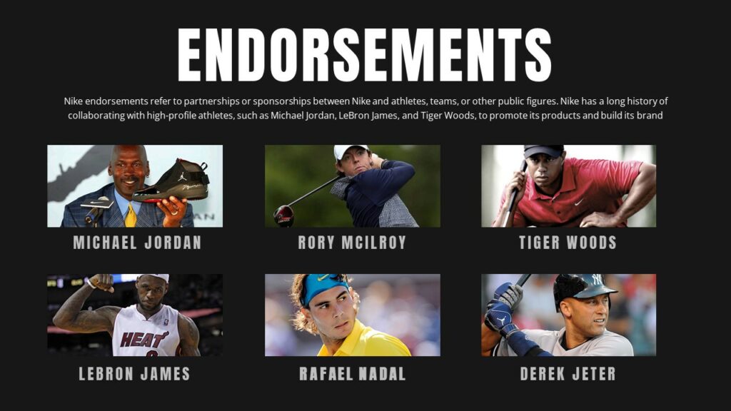 nike endorsements
