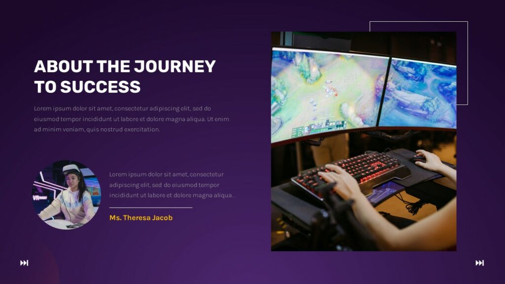 Free Google Slides Arcade Game Presentation Template