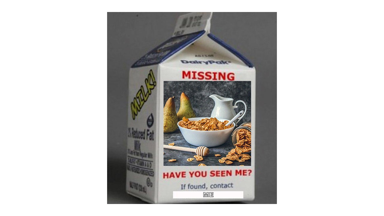 missing milk cartoon