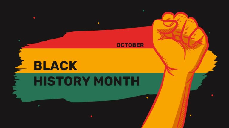 October black history month template