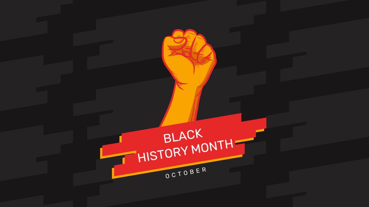 black history month slides