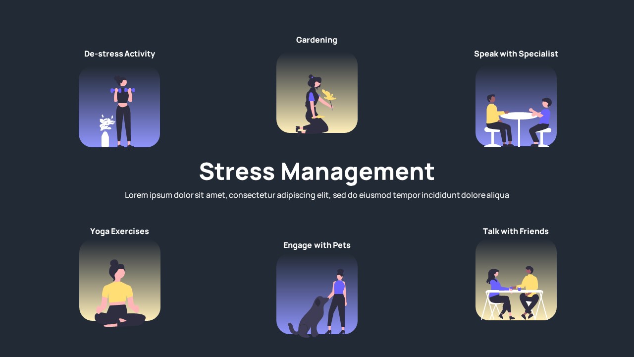 stress management templates
