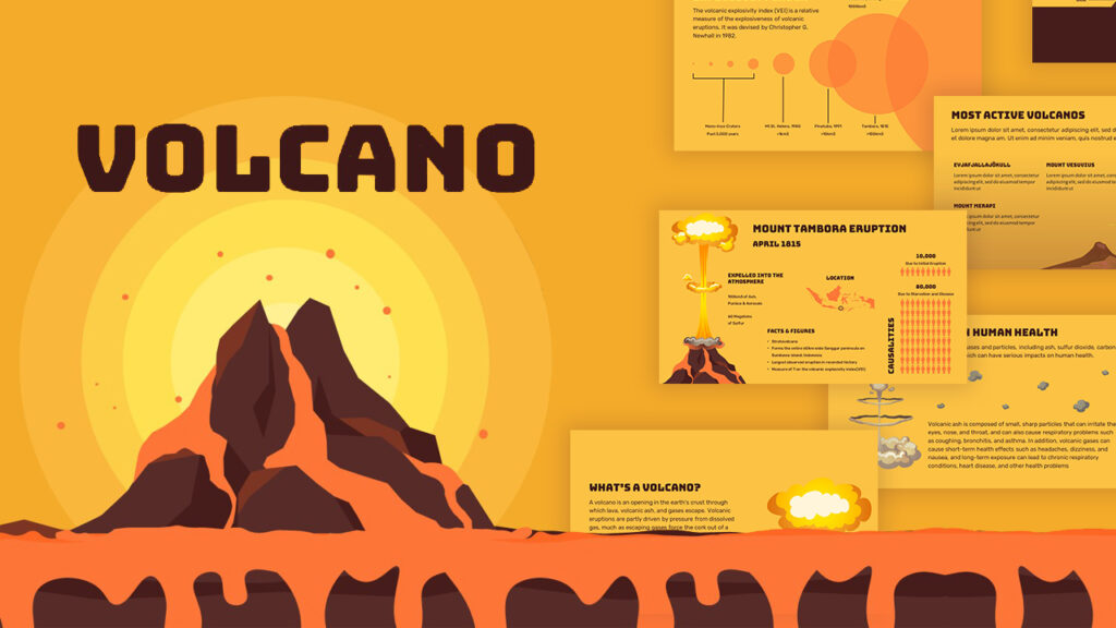 free-google-slides-volcano-powerpoint-template