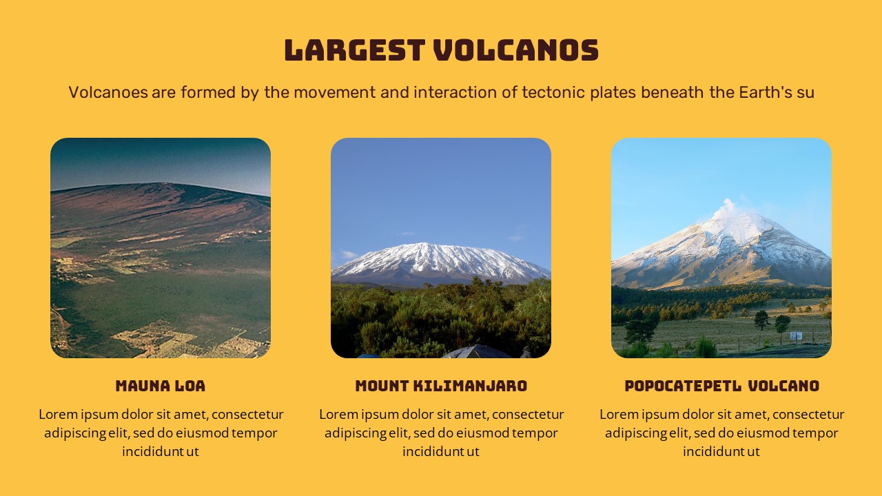 largest volcanos