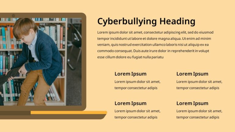 Free Google Slides Cyberbullying PowerPoint Template