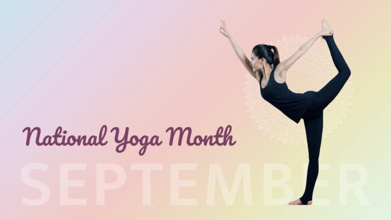 national yoga month slides