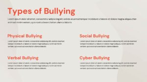 Free Google Slides Bullying PowerPoint Template