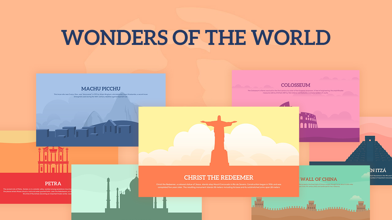 seven wonders of the world ppt presentation free download