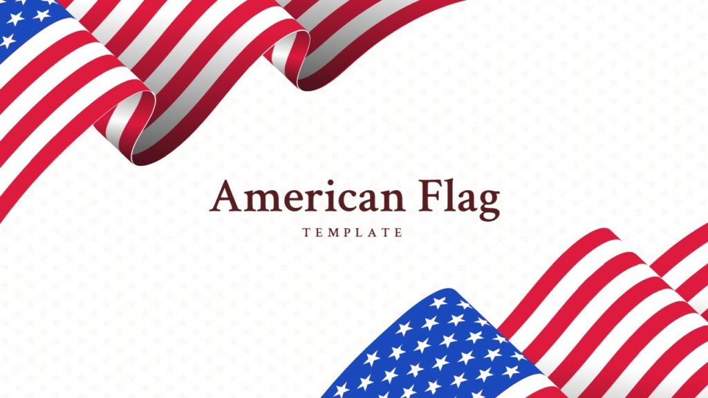 Free American Flag Background Template