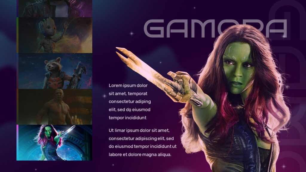 Gamora template