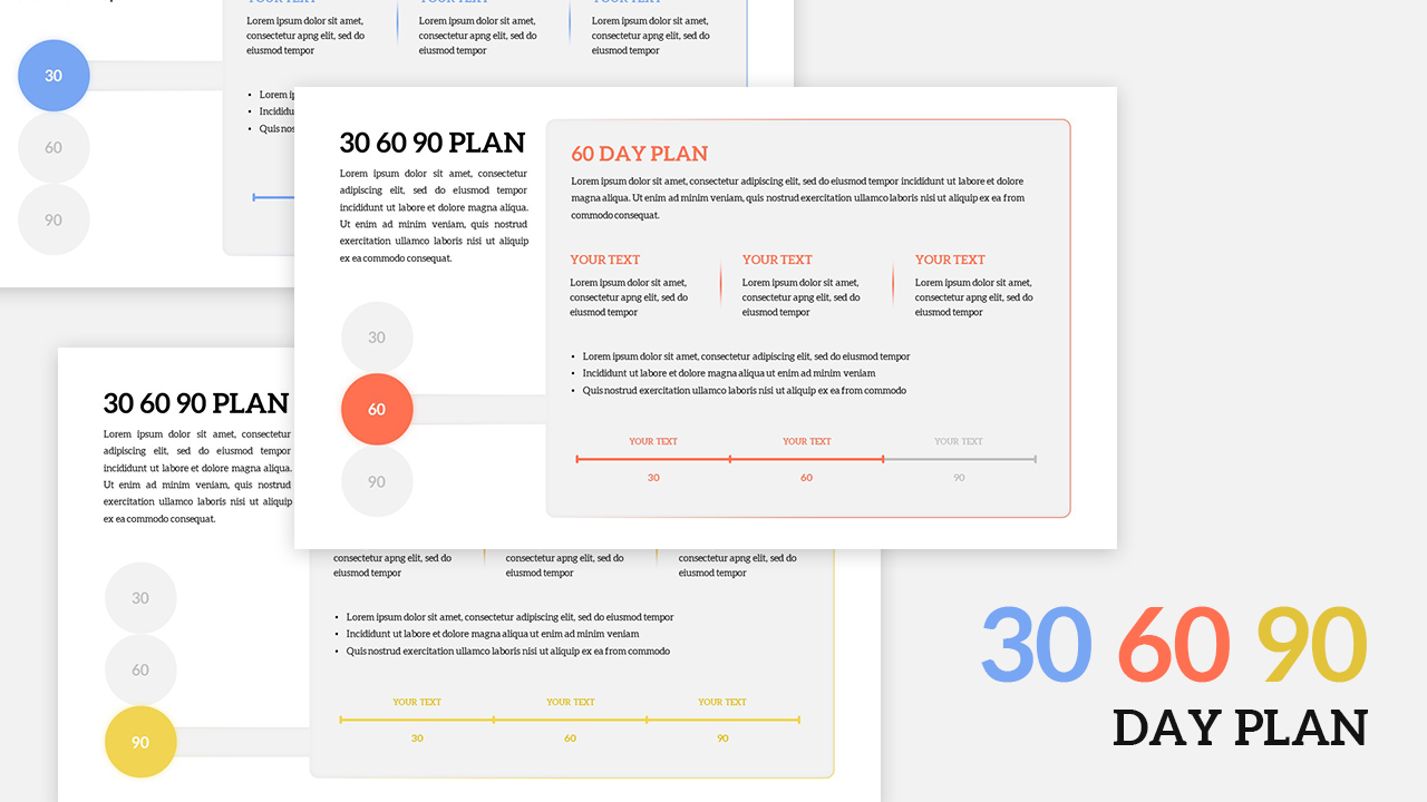 interactive 30 60 90 day plan template