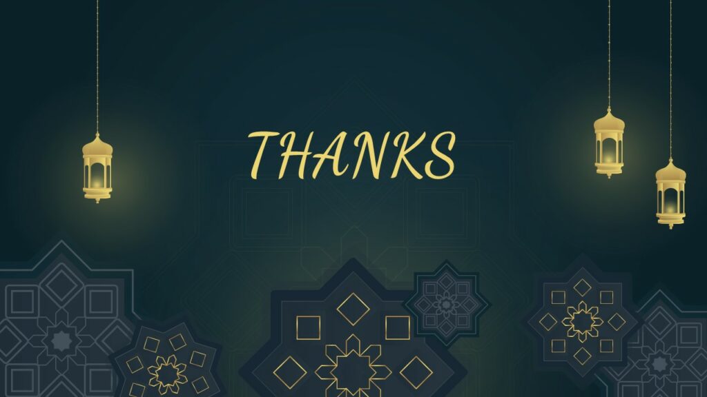 islamic thanks