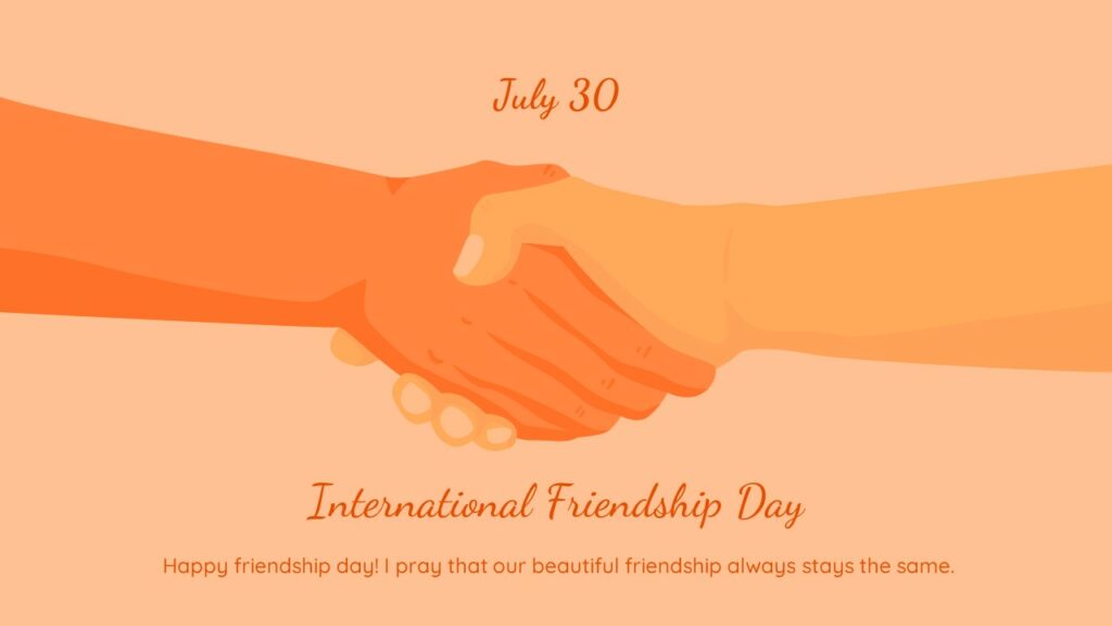 July 30 friendship day