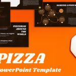 Plantilla de presentación de pizza