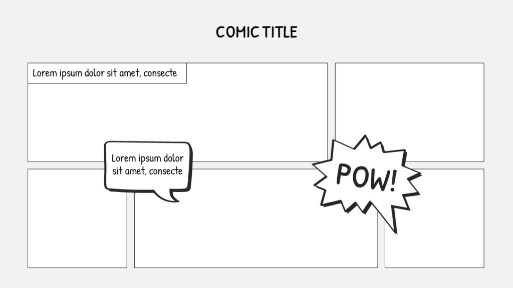 Free Comic Strip Template PowerPoint & Google Slides