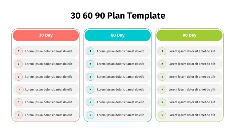 Free 30 60 90 Day Template Free 30 60 90 Day Template