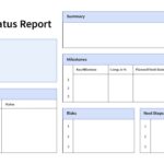 Weekly project status report template