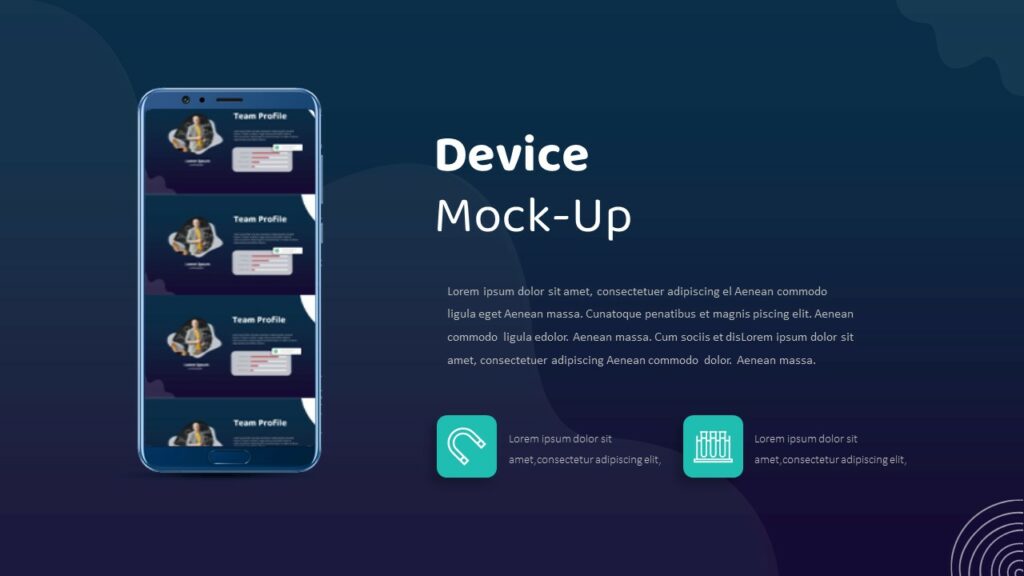 education device mockup