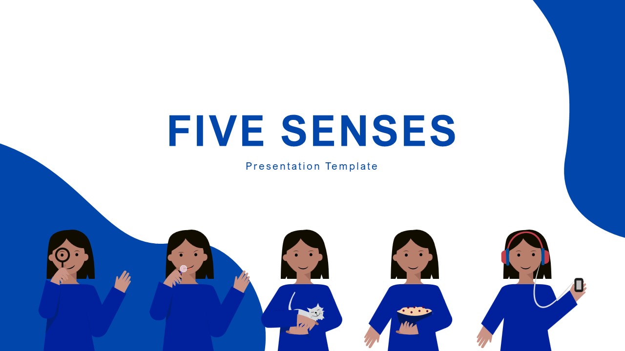 Five senses presentation template