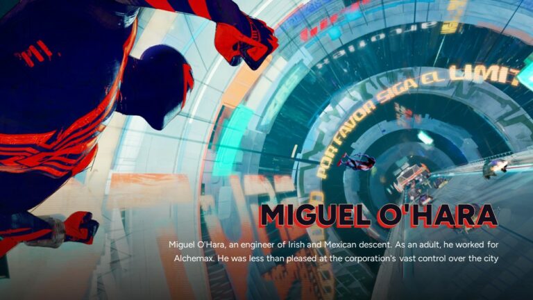 Powerpoint Spider Effect Free Spider verse Glitch Template PowerPoint & Google Slides