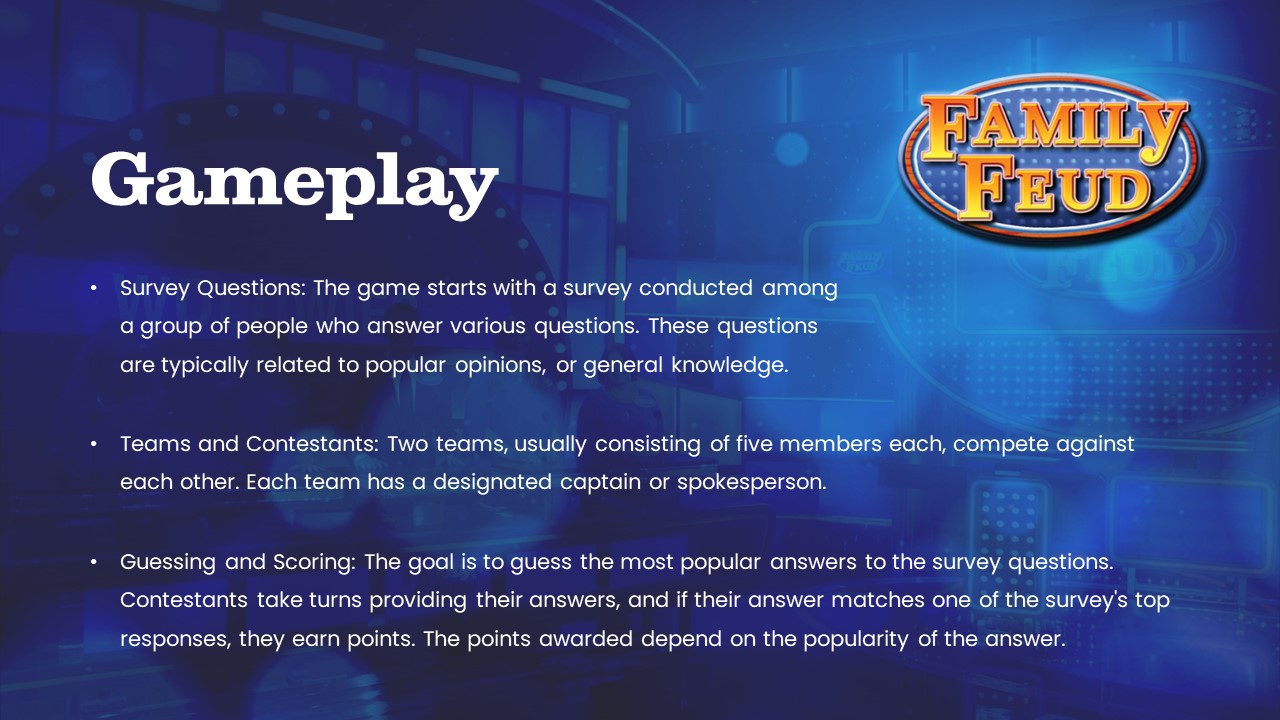 Family Feud for a Group Questions.pdf - Google Drive  Family feud game,  Family feud, Fun christmas party games