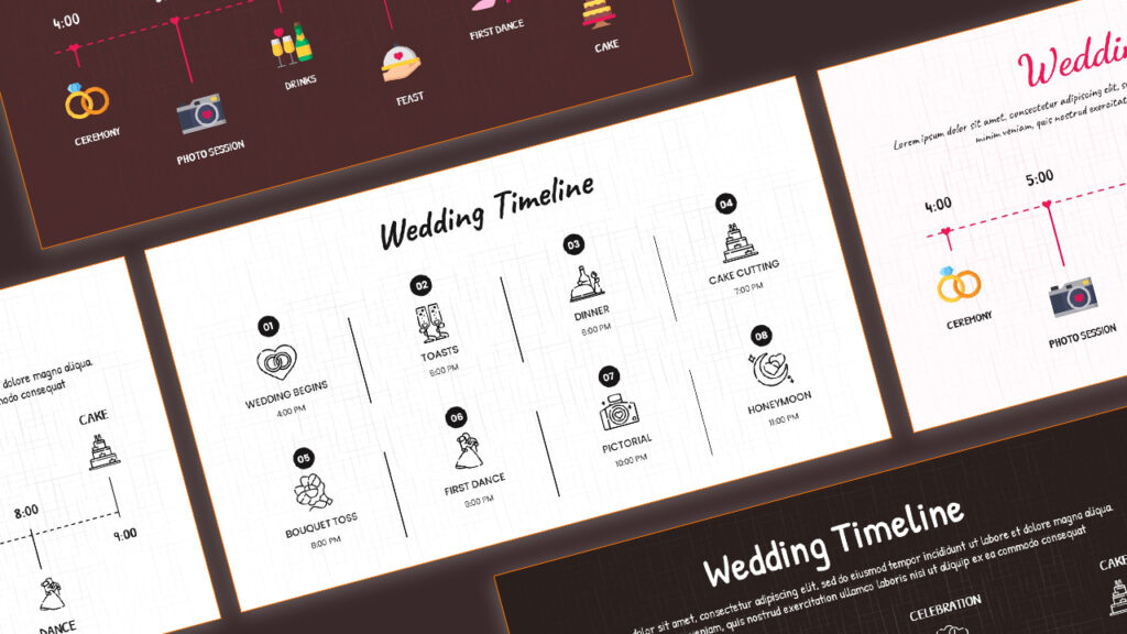 free-wedding-reception-timeline-template