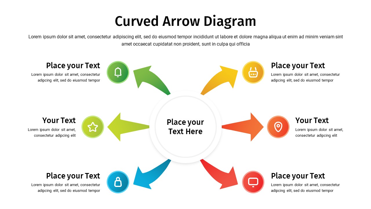 arrow flowchart template