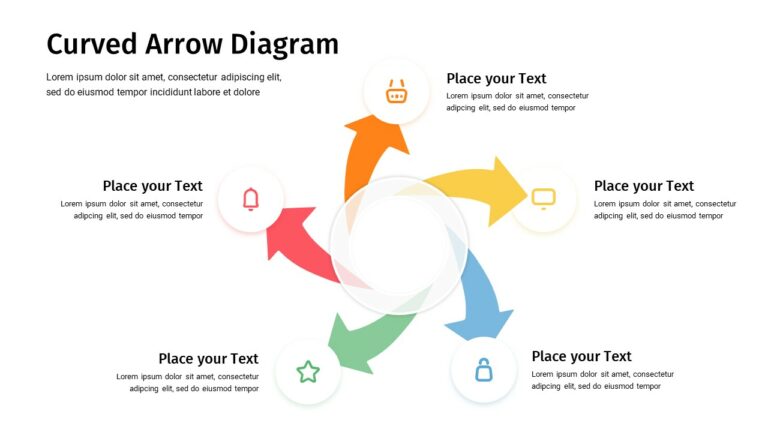Free Curved Arrow Template PowerPoint & Google Slides