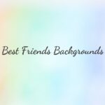 colorful best friends background