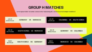 fifa womens world cup group H matches