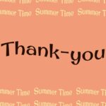 summer thank you images