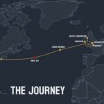 titanic journey map