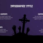 zombie infographic style