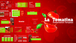 La Tomatina festival template